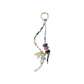 Personalised Silk and Crystal Beaded Bag Charm